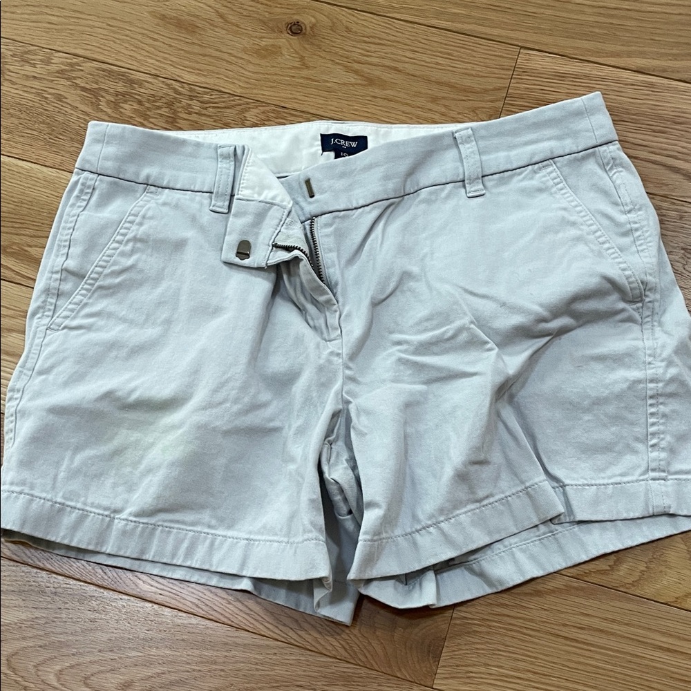 J. Crew Cream Cotton Chino Women's Shorts